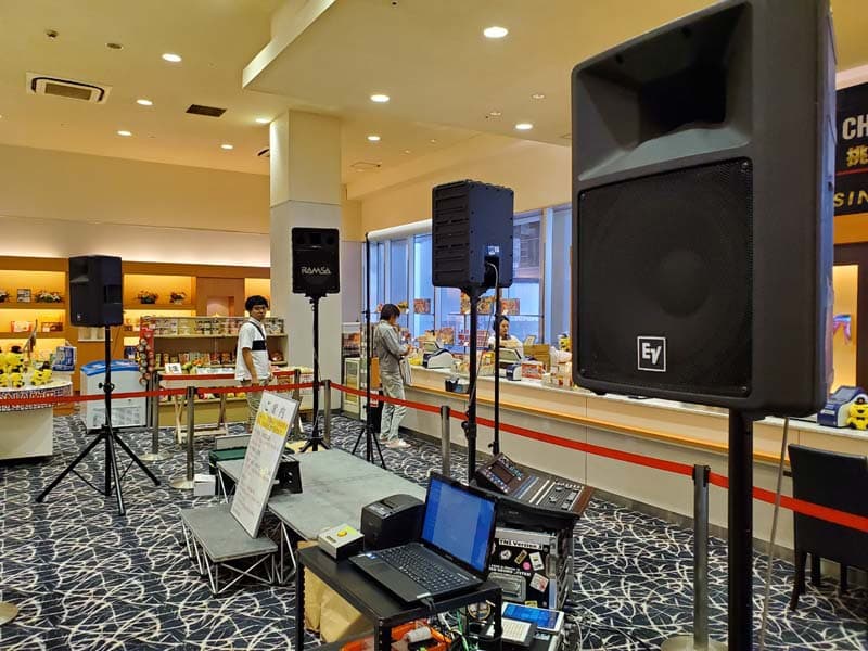 パチンコ芸能人来店イベントの設置