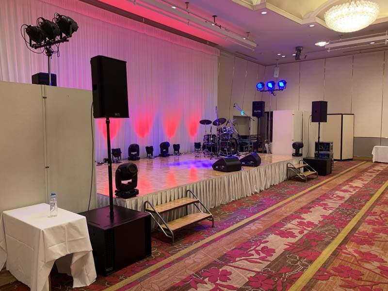 ディナーショーの音響照明4