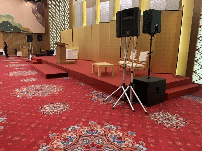 ディナーショーの音響照明6