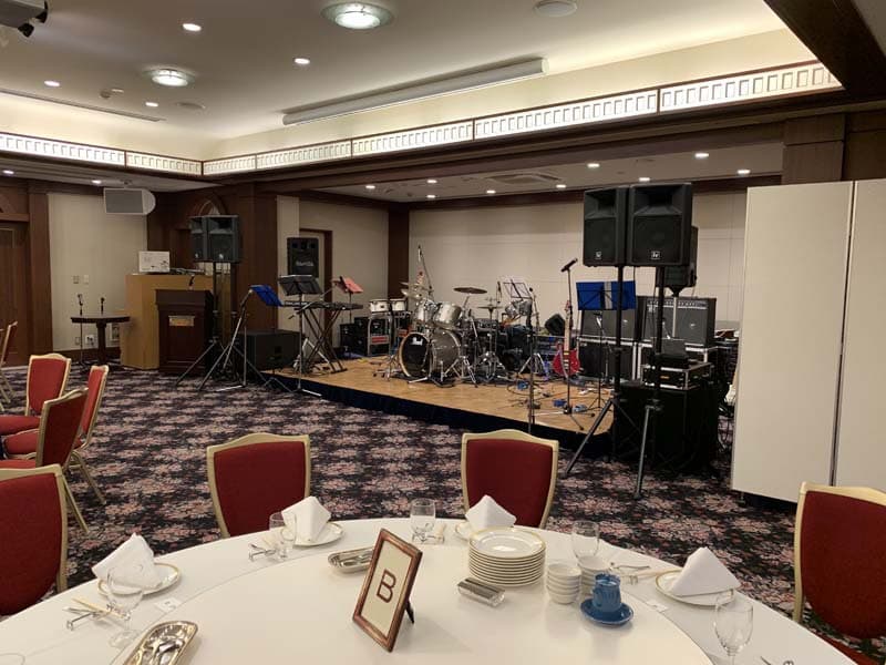 ディナーショーの音響照明14