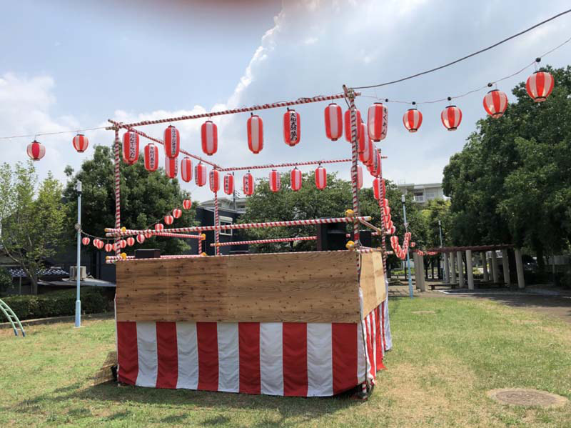 野外フェスやお祭りなどのイベントの画像